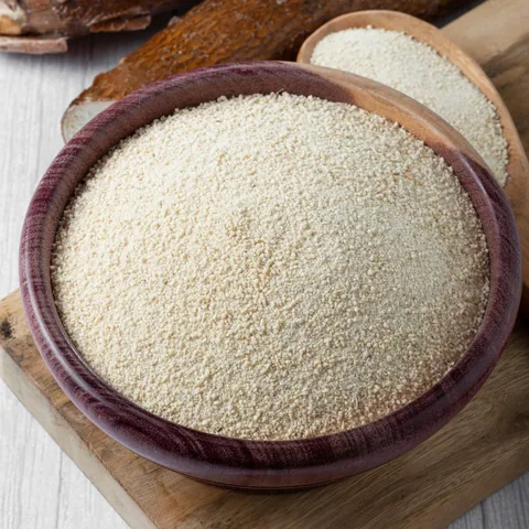 Farinha de mandioca para exportação